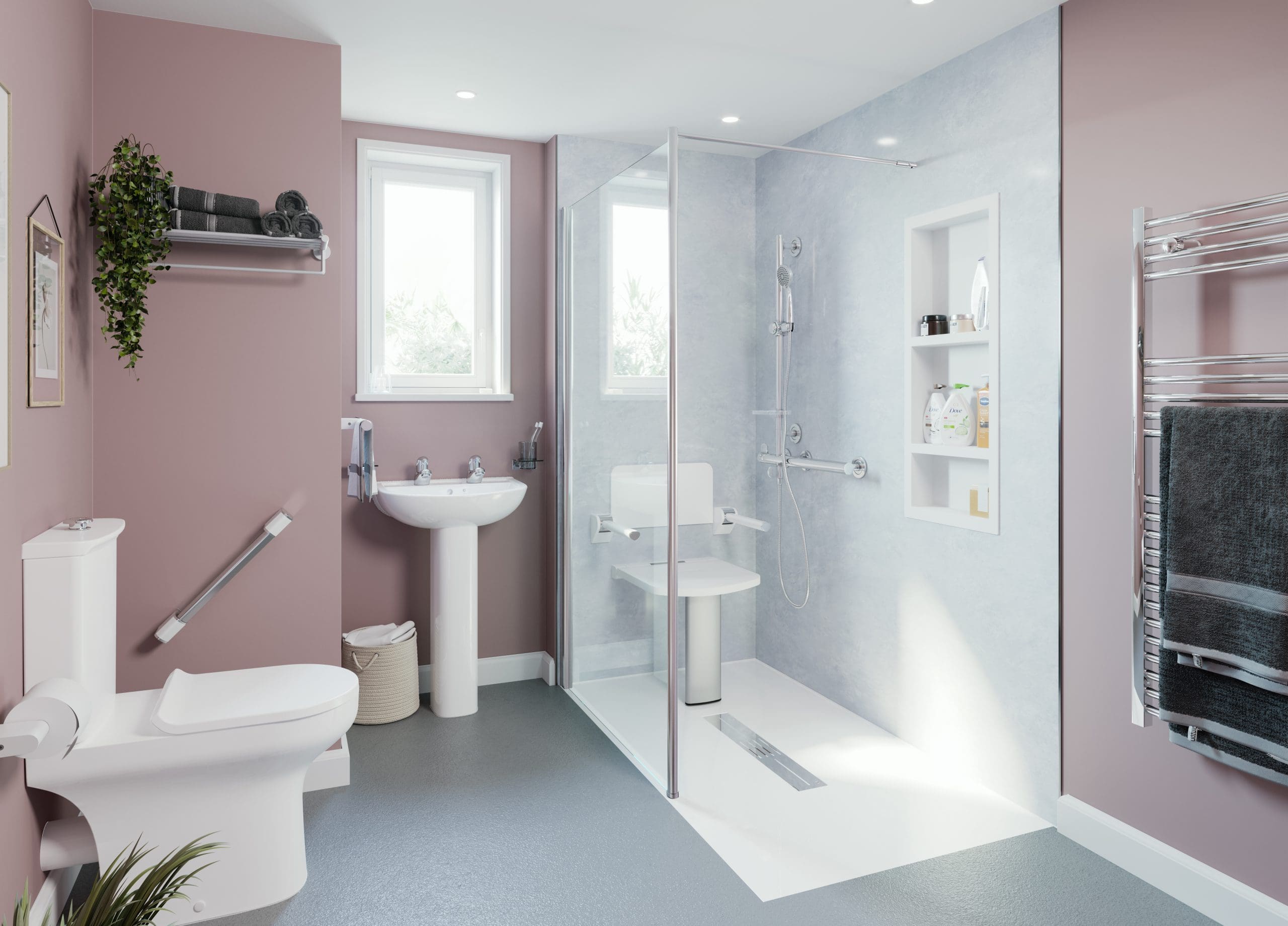 23964WH FastDEK Linear Shower Base 47 ¼” x 35 ½” AKW Resource Center